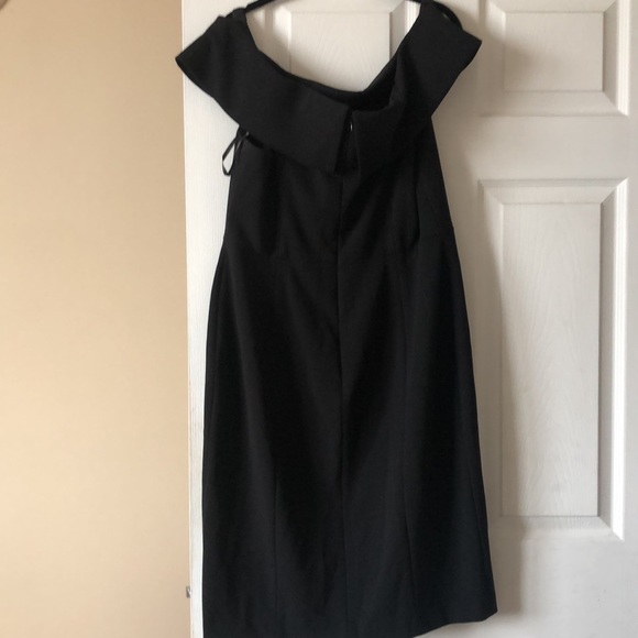Off the Shoulder Black Dress - Picture 2 of 2